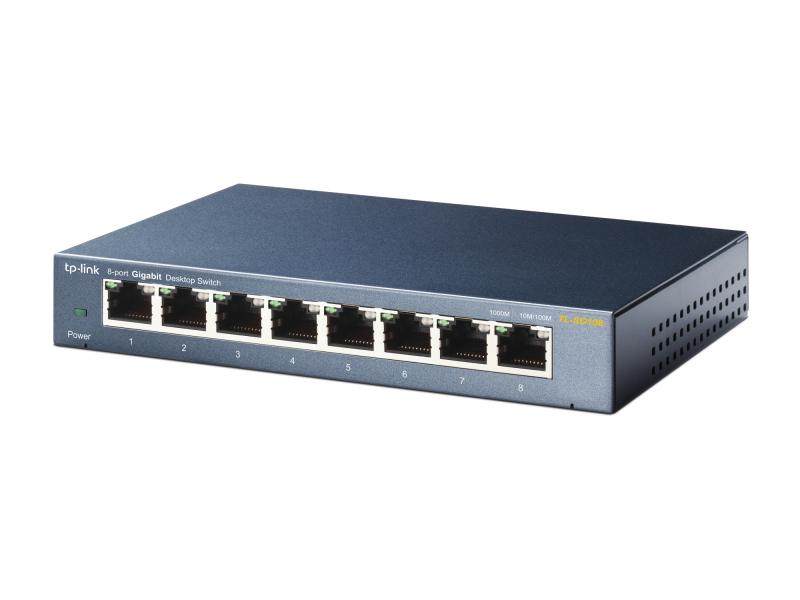 TP-Link TL-SG108 - 8-poort gigabit 802.3x switch